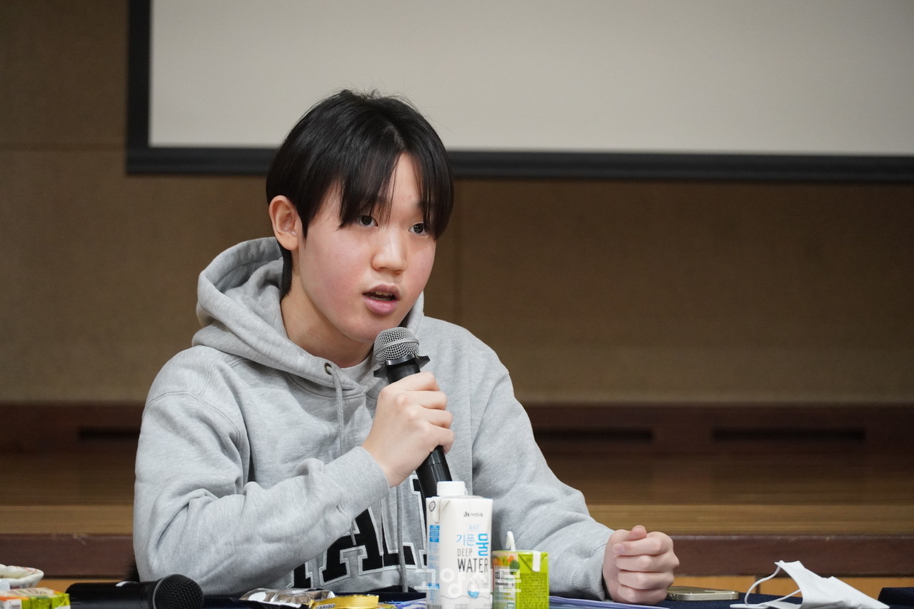 신재용 정의당 고양시일산위원회 청소년당원.