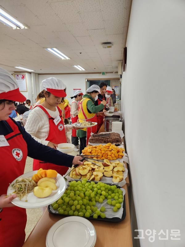 [사진제공= 대한적십자봉사회 고양지구협의회]