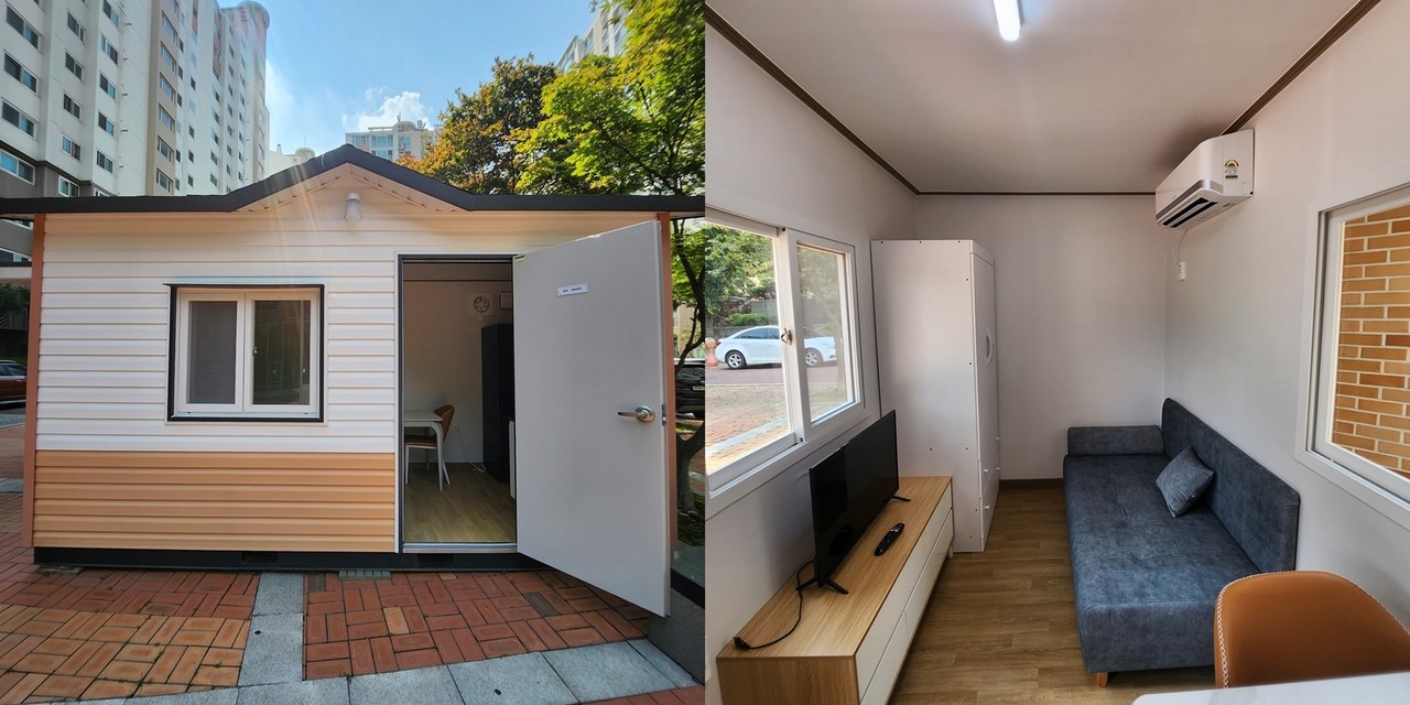 남양주시 아파트노동자 휴게시설 개선 후 모습 [사진제공=경기도청]