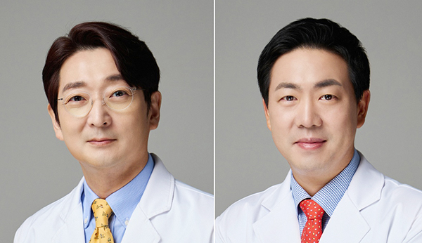 (사진 왼쪽부터) 인제대학교 일산백병원 안과 이도형, 정인권 교수 [사진 = 일산백병원]