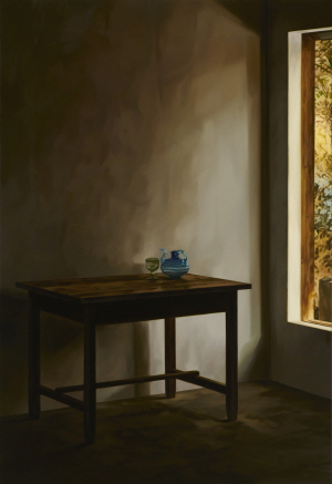 Still Looking(고요히 바라보다), 2023, Oil on canvas, 130x197cm