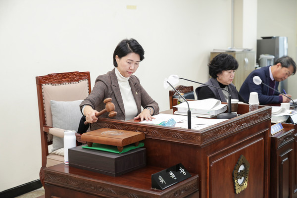 고양시의회 환경경제위원회 손동숙 위원장.