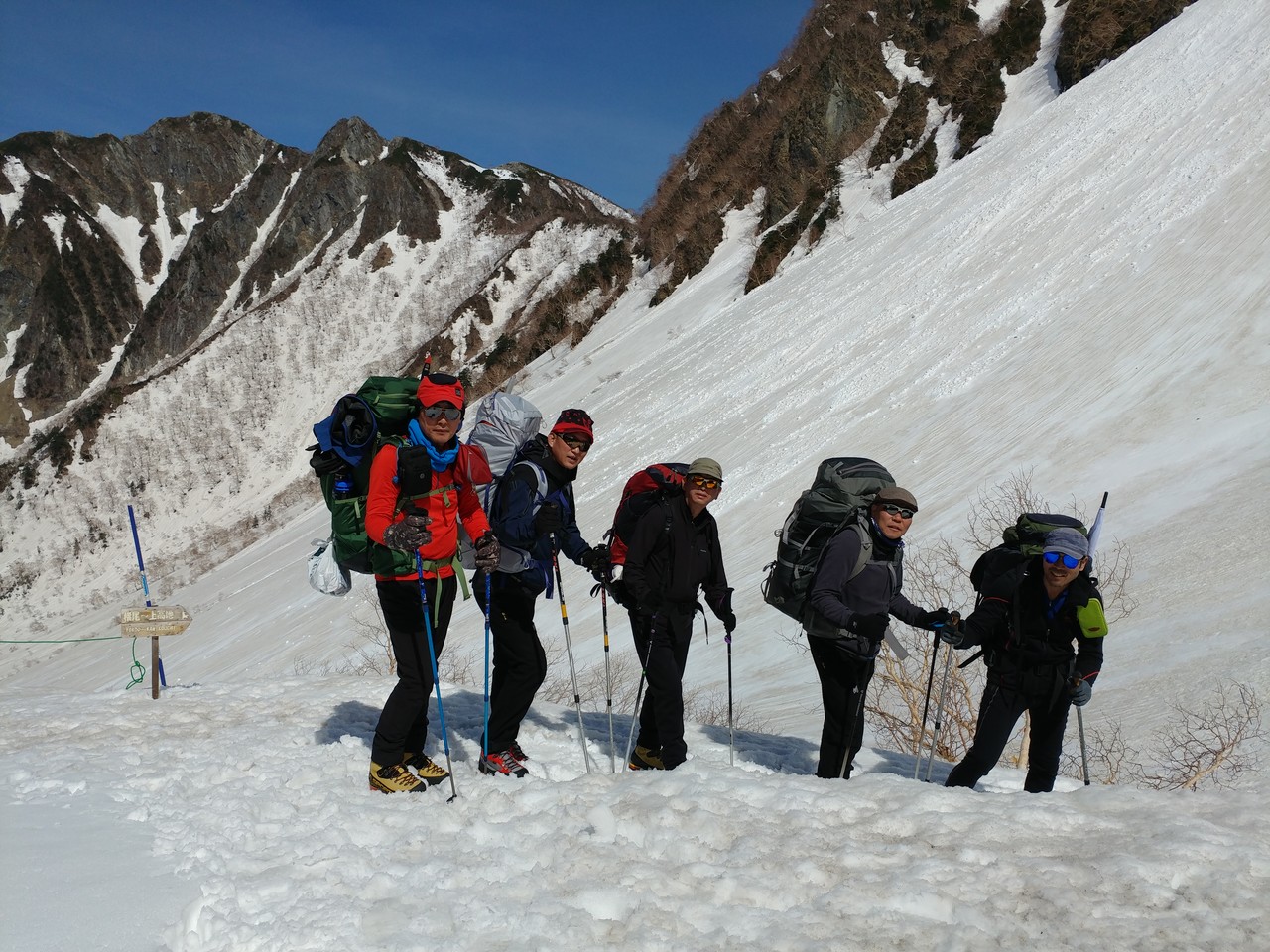 채희갑 부회장의 일본 북알프스 등반. [사진제공=고양시산악협회]
