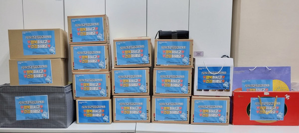 향동종합사회복지관이 진행한 '나우어용' 물품들.