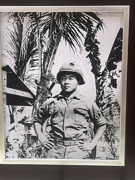 20대 초반, 베트남전 파병 당시의 모습. 