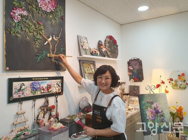 부귀영화를 부른다는 모란꽃 작품