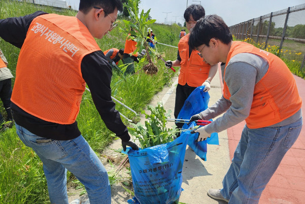 장항습지 환경정화 활동