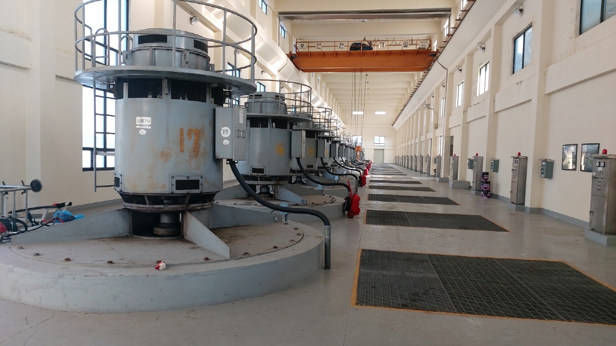 신평배수펌프장 시설 설비 현황