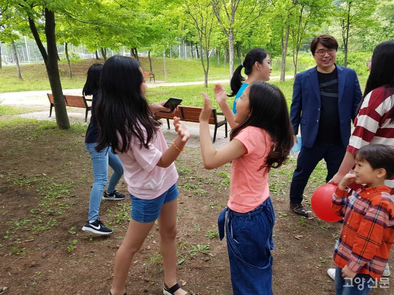 상담프로그램에 참여하는 청소년들의 모습