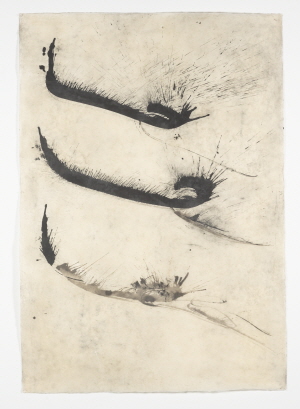 권기철 작 'untitled'(한지에 먹지, 2023).