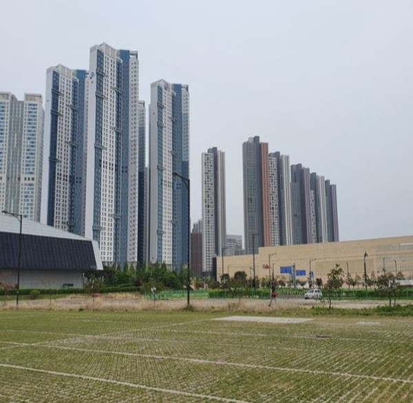 IP융복합 콘텐츠 클러스터가 건립될 일산서구 대화동 2705번지 현장.