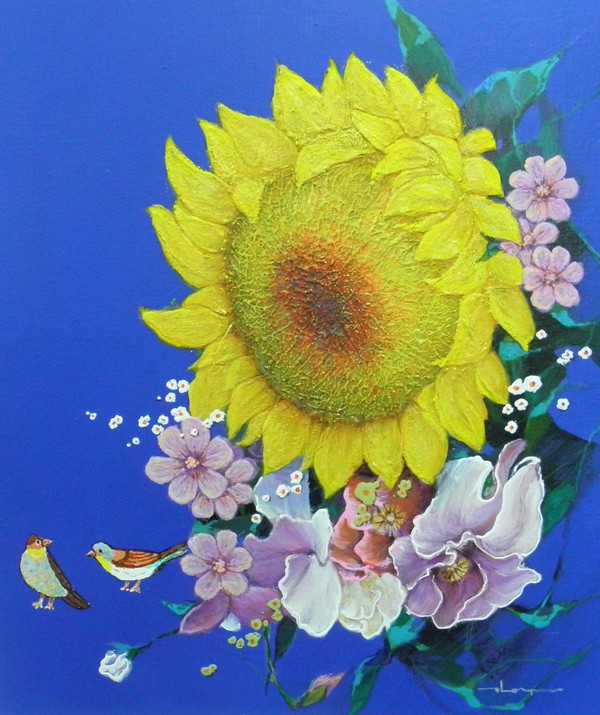 명제.HAPPY DAY. 크기.53.0X45.5cm. 재료.혼합재료.제작 2019