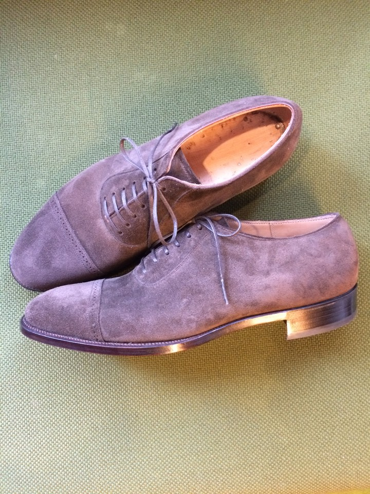 일본 타카노 공방에서 만들었던 양 대표의 수제화.