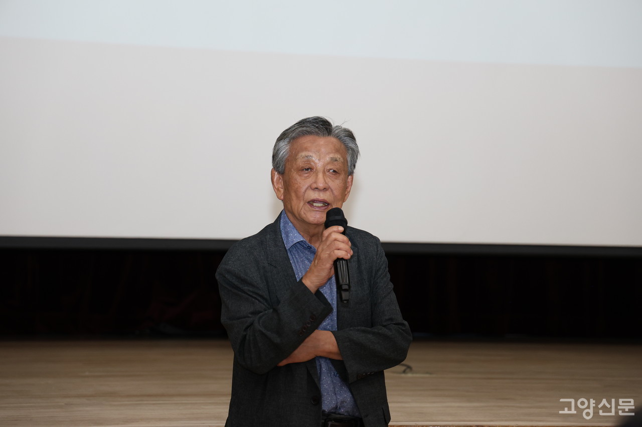 김중배 뉴스타파 함께재단 이사장이 '신문의 미래, 지역신문의 미래'를 화두로 던졌다.