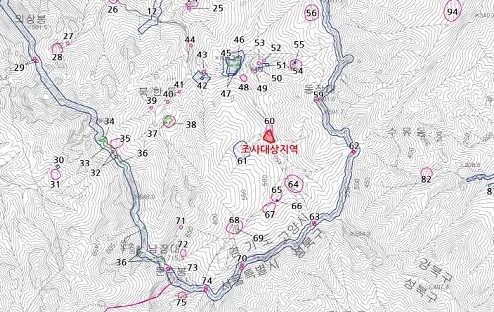 발굴 현장 : 경기도 고양시 덕양구 북한동 59번지. [사진제공=고양시]