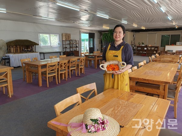 아늑하게 꾸며진 실내체험장.