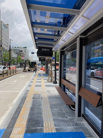 대화역 중앙버스차로 정류장 현재 모습. [사진제공 = 고양시]