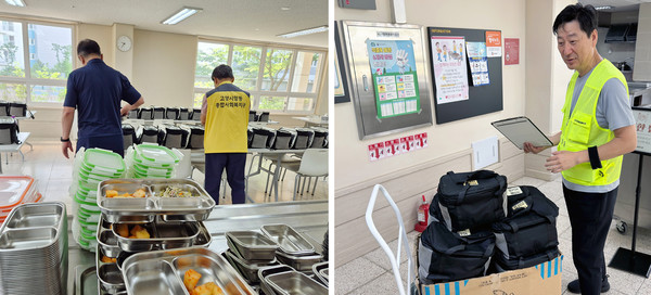 지역 내 저소득 취약계층 어르신을 위한 도시락배달 자원봉사