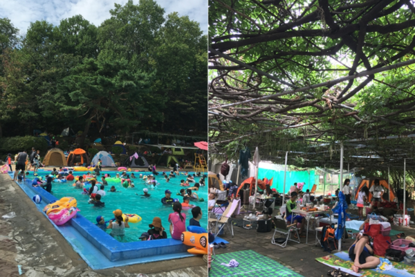 지금도 성업중인 훼릭스 야외수영장 모습. [사진출처=네이버블로그 햄양]