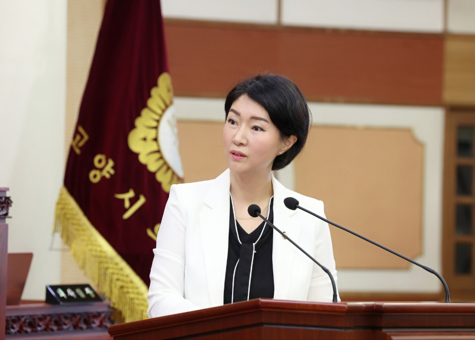 손동숙 의원(마두1·2동, 장항1·2동, 국민의힘)은 ‘㈜원마운트 기업 회생을 위한 촉구 결의안'을 대표 발의했다.[사진제공 = 고양시의회]