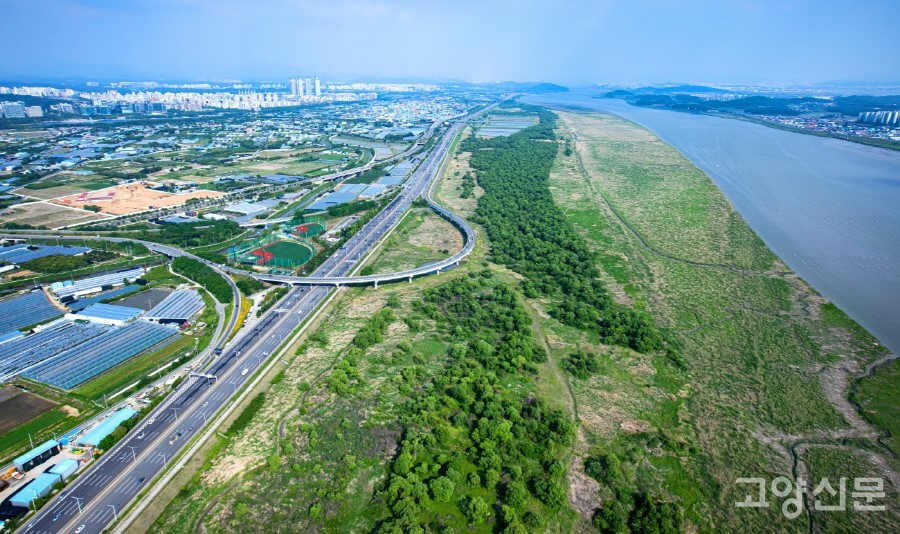 대보뚝이 있던 자리에 건설된 자유로는 그 자체로 든든한 한강제방 역할을 하고 있다.  