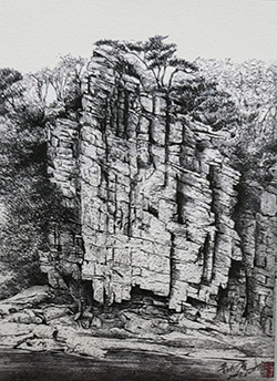 사인암.(충북 단양)