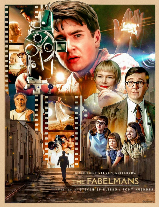 영화 '파벨만스' 포스터 중 하나. 스필버그가 전성기를 열었던 80년대 스타일로 디자인 된 버전이다. 