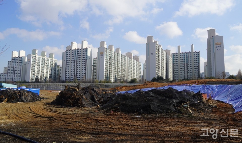 작년 3월 건축허가를 받은 덕이데이터센터 부지.