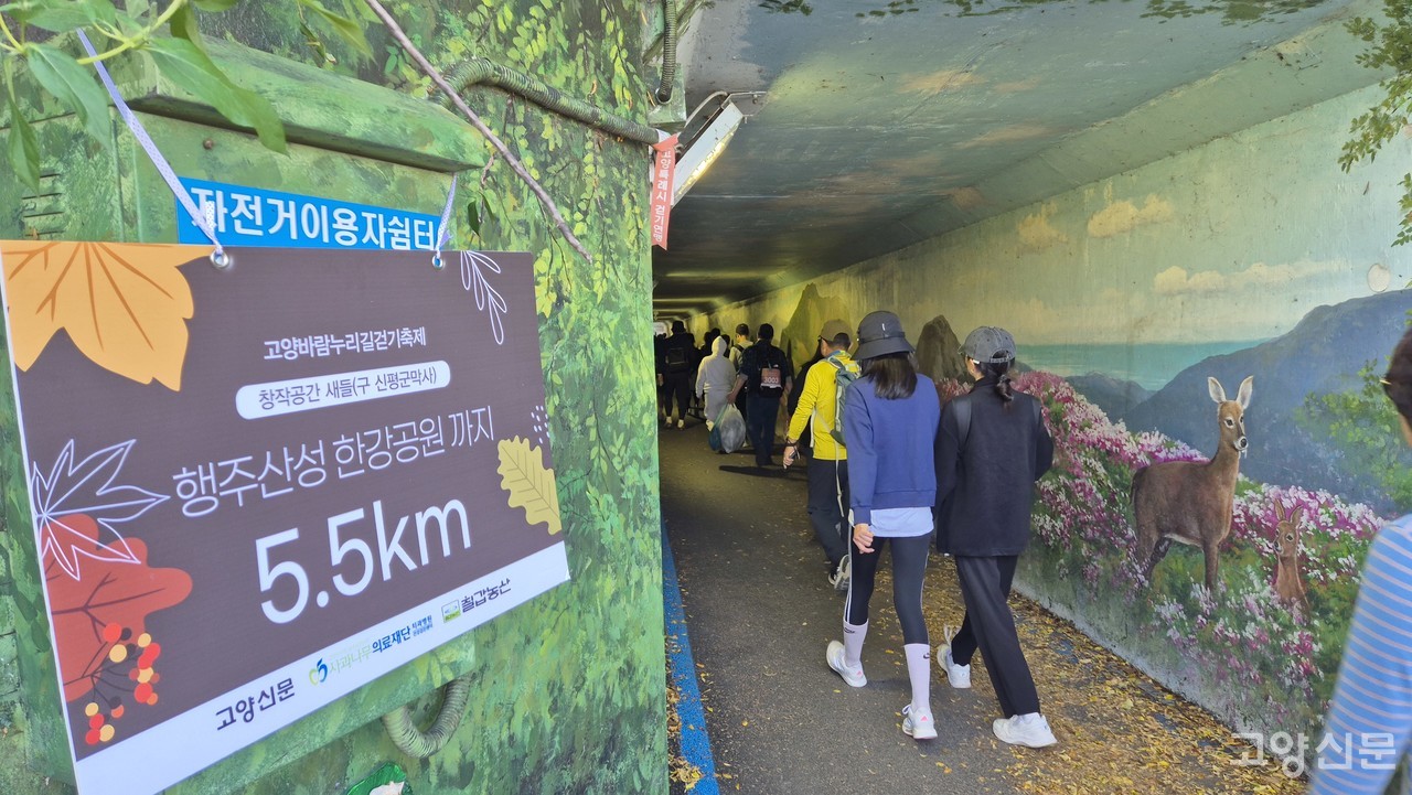 걷기 좋은 길, 평화누리길 4코스 행주나루길을 거쳐 한강공원까지 이어지는 코스.