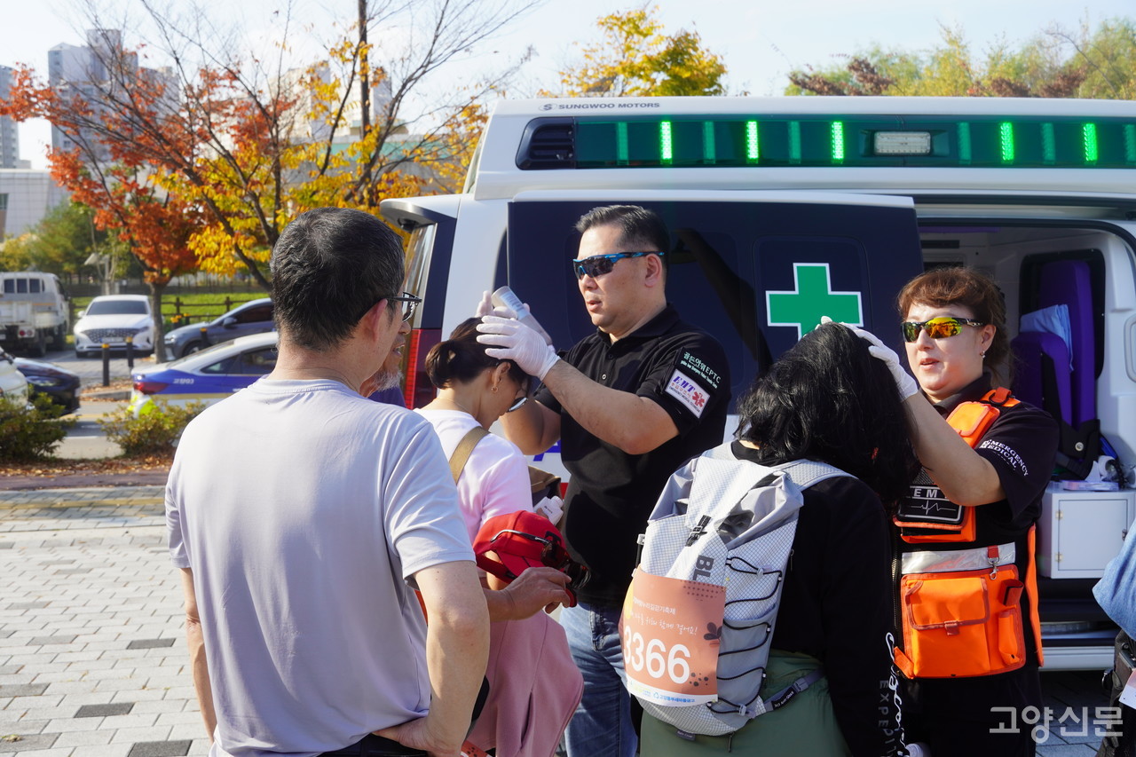 휴식을 취하며, 머리에 열을 식히고 싶은 사람들을 위한 구급상비대의 고품격 서비스!