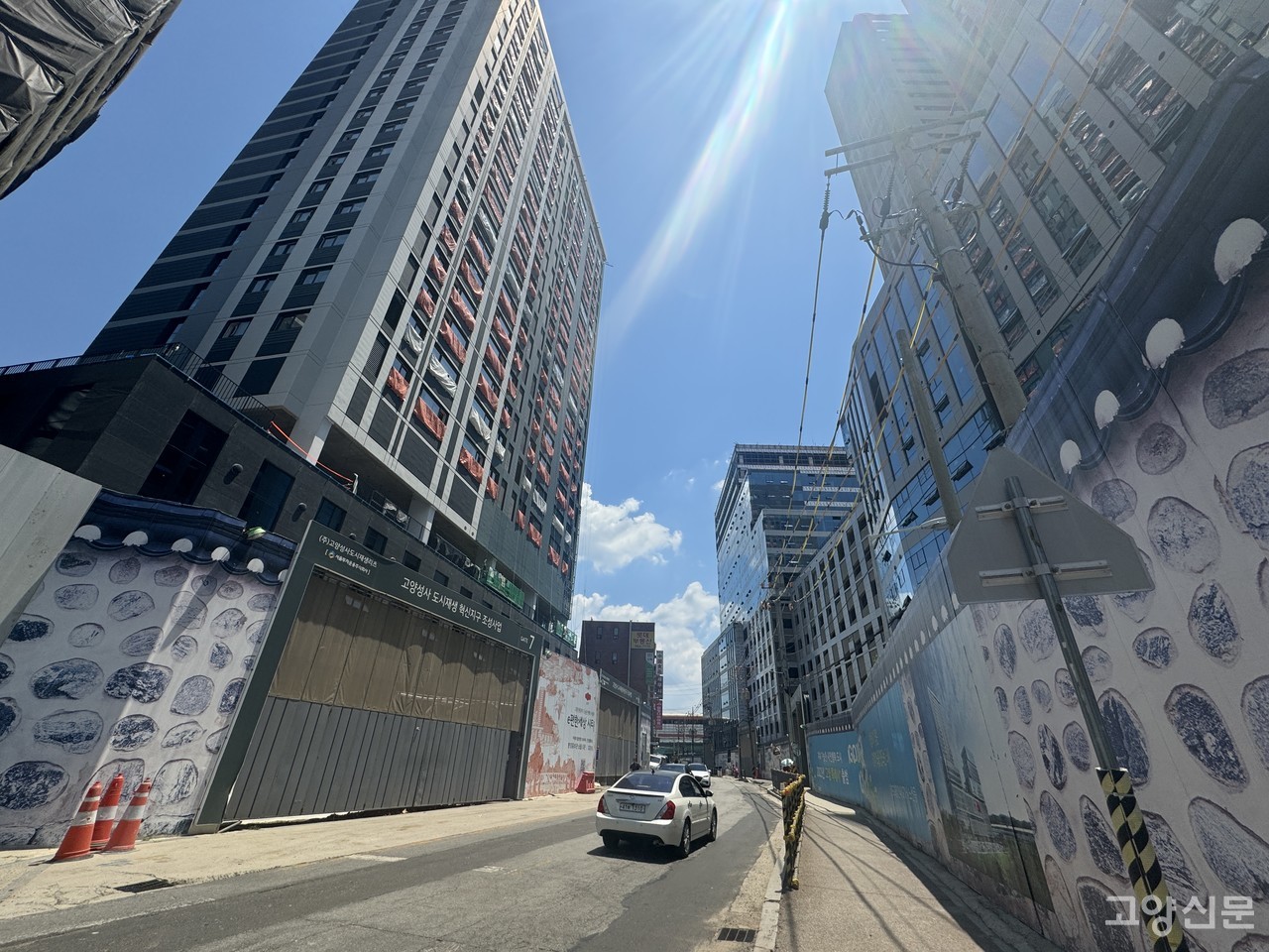 완공 전 성사혁신지구 모습