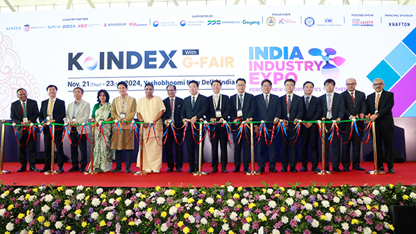 인도 뉴델리 2024 대한민국산업전시회((KoINDEX with G-FAIR)) 현장 [사진제공 = 킨텍스]
