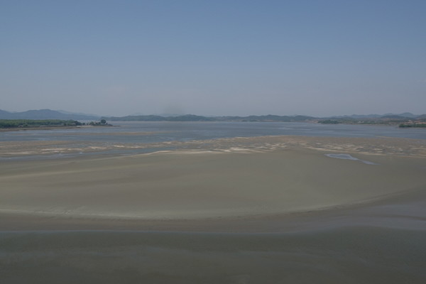 한강 하구 중립국수역의 전경. [사진제공=에코코리아]