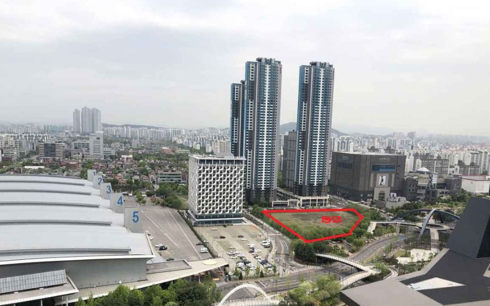 대화동 2600-7번지에 있는 1만1773㎡(약 3500평) 규모의 S2부지 현장.