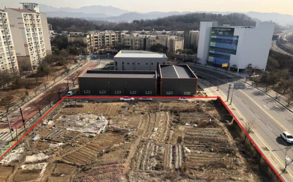 평생학습관·장애인종합복지드림센터가 건립될 부지 현장(행신동 1099-1번지).