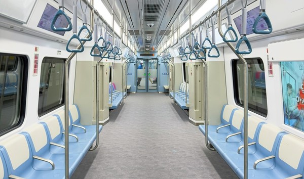 쾌적하게 설계된 GTX-A 열차의 객실. 