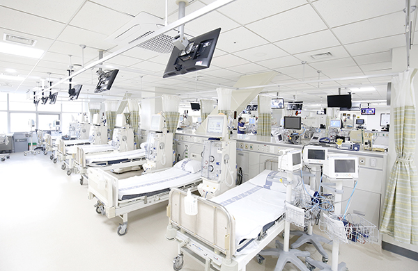 일산백병원 투석실 내부 전경