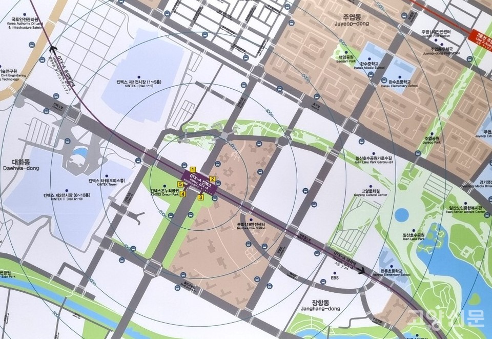 인근 부동산에 따르면 GTX-A 킨텍스역 개통 후 인근 주택을 보러 오는 손님이 늘었다.