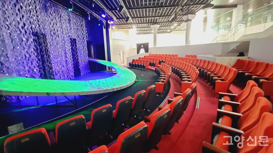관람 공간이자 실제 공연무대인 체험극장 '쏙'. 