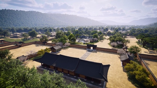 3D 콘텐츠로 복원된 벽제관 전경. [이미지제공=고양시]