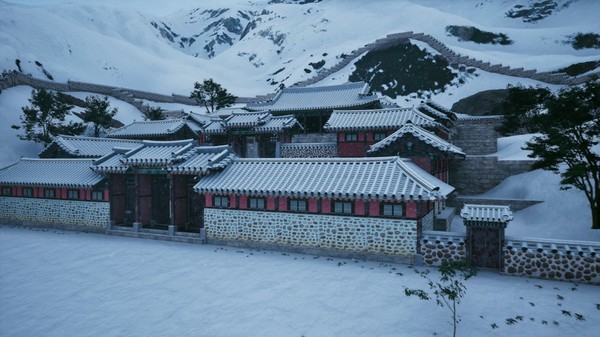 3D 콘텐츠로 복원된 북한산성 행궁(외전, 외대문) [이미지제공=고양시]