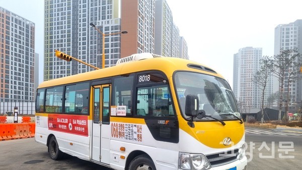 증차 계획이 있었던 068버스. 현재 장항지구로 오는 버스는 067(마두역 방면), 068(일산병원 방면) 두 개 노선뿐이다.