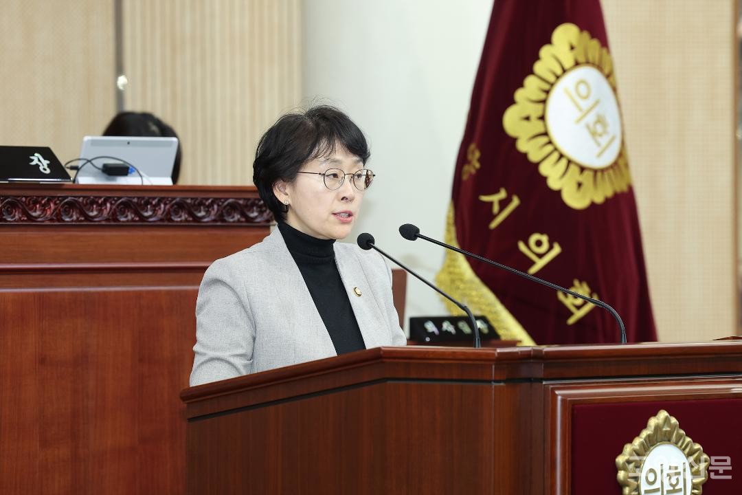 김해련 더불어민주당 시의원(시의회 건설교통위원회 위원)