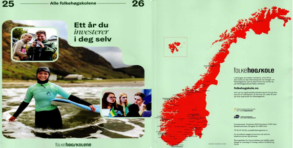 노르웨이 시민학교 2025~2026년 프로그램 소개자료. [이철규 특파원]