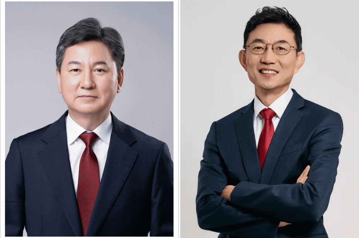 (왼쪽부터) 최근 연이어 사퇴한 국민의힘 한창섭 전 고양갑 당협위원장과 장석환 전 고양을 당협위원장