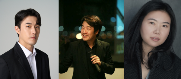 엠씨씨월드 강사 구성. (왼쪽부터) 김호창 배우, 김일동 작가, 이인영 감독.