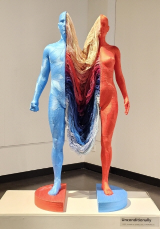 이준 작가의 '맹목' 시리즈 중 한 작품. 