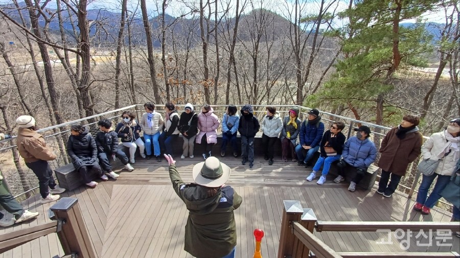 포천시 지질해설사의 친절한 설명. 