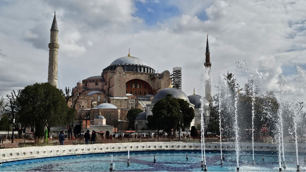 이스탄불 성소피아 대성당(현재는 이슬람사원) 외경 ©박수택