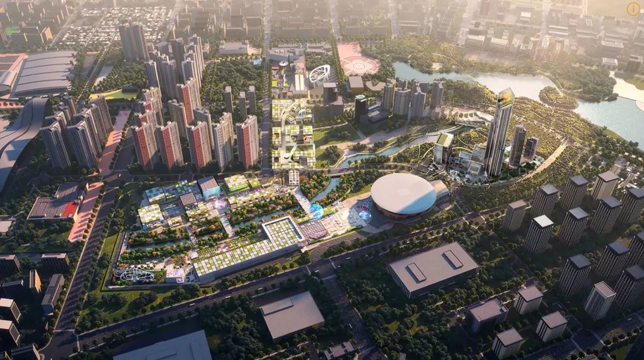 CJ라이브시티가 사업에 참여했을 당시, 발표됐던 K-컬처밸리 조감도